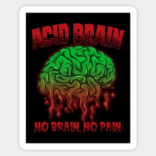 Acid Brain Sticker